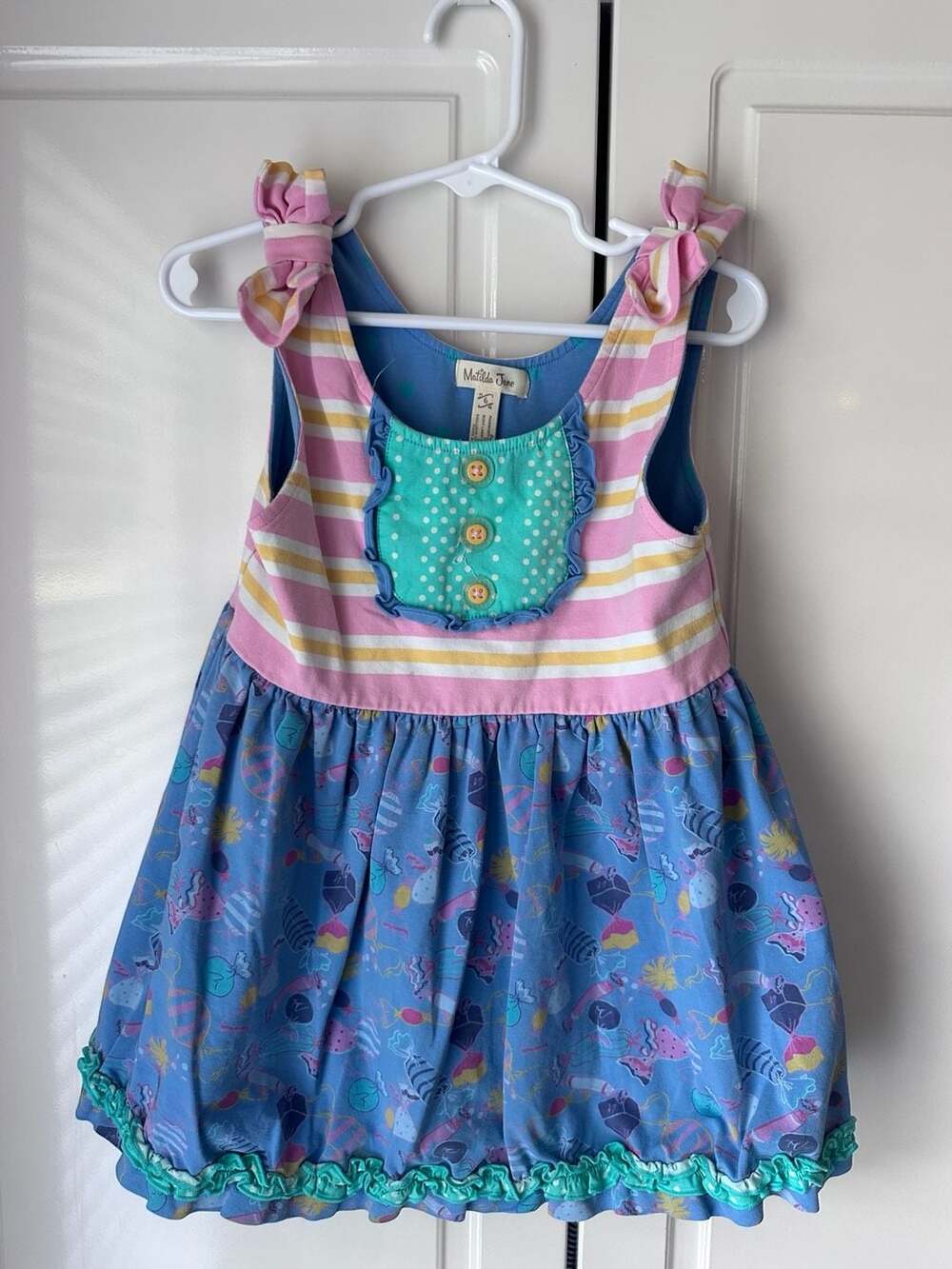 Matilda Jane Sugary And Sweet Tunic Shirt EUC Girls Dream Chasers Candy Top 14
